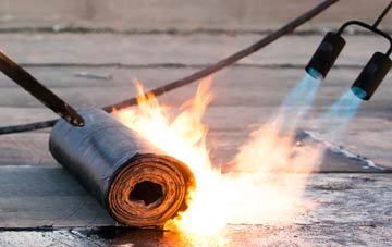 Over Whitacre asphalt flat roofing repairs